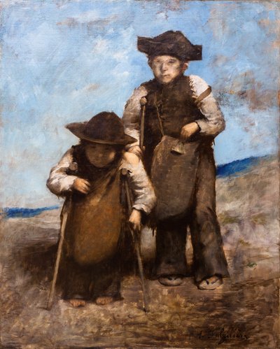 Dvärgarna,souvenir från Spanien,1880 (olja på duk) av Jean Alexandre Joseph Falguiere