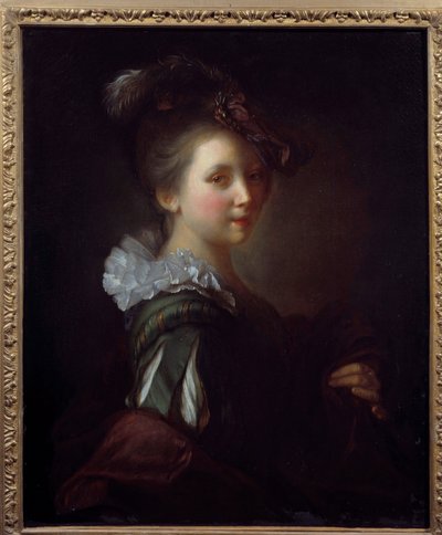Porträtt av kvinnamålning av Jean Alexis Grimou (1680-1740) 1700-talets Toulouse, Musee des Augustins av Jean Alexis Grimou