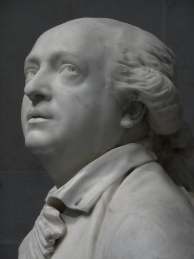 Greve Alessandro di Cagliostro 1743-1795 Detalj, 1786 av Jean Antoine Houdon