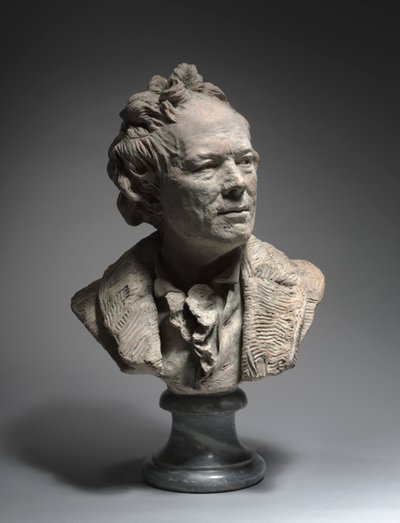 Porträtt av Christoph Willibald Gluck, ca. 1775. av Jean Antoine Houdon