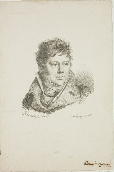Porträtt av M. Chenard av Jean Antoine Laurent