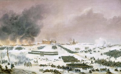 Slaget vid Preussisch-Eylau den 7 februari 1807 av Jean Antoine Simeon Fort