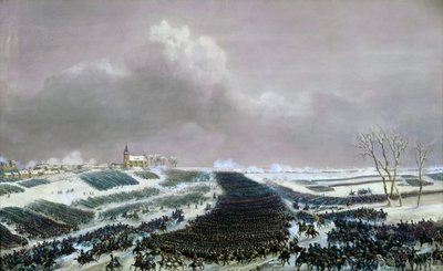 Slaget vid Preussisch-Eylau den 8 februari 1807 av Jean Antoine Simeon Fort