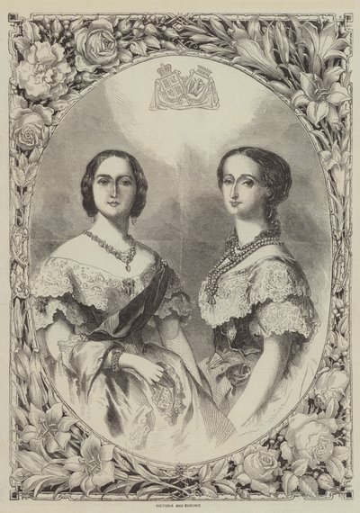 Victoria och Eugenie av Jean Antoine Valentin Foulquier