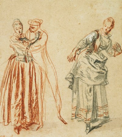 Eine Szene aus der Commedia dell