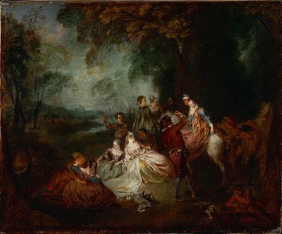Fete Champetre av Jean Antoine Watteau