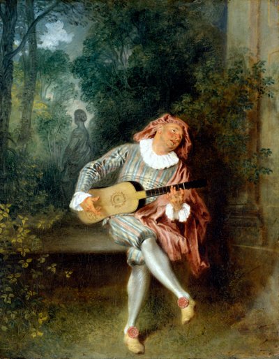 Mezzetin av Jean-Antoine Watteau