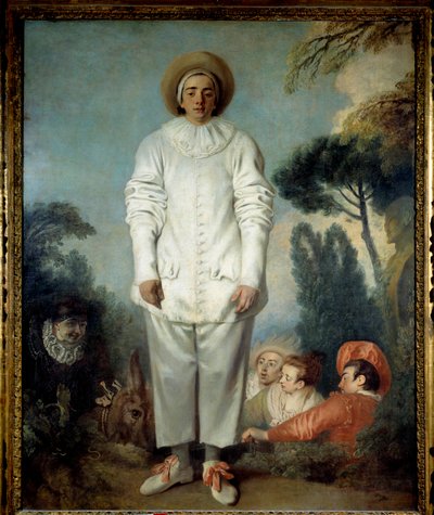 Pierrot, en gång kallad Gilles. (Pedrolino i Commedia dell