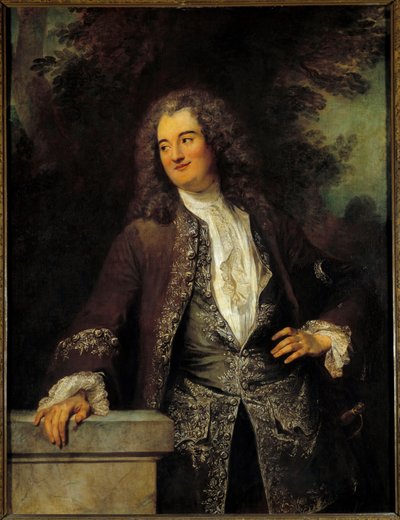 Porträtt av en Gentilman-målning av Jean Antoine Watteau (1684-1721) 1715 Sön. 1,3x0,97 m av Jean Antoine Watteau