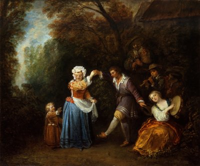 Der Bauerntanz von Jean-Antoine Watteau