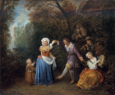 Der Bauerntanz von Jean-Antoine Watteau