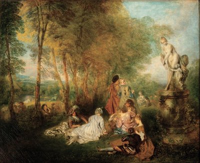 Kärlekens högtid, ca. 1718-1719 av Jean Antoine Watteau