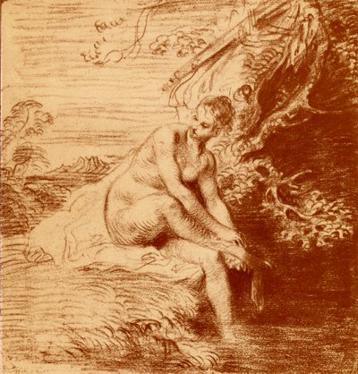 Dianas bad av Jean Antoine Watteau