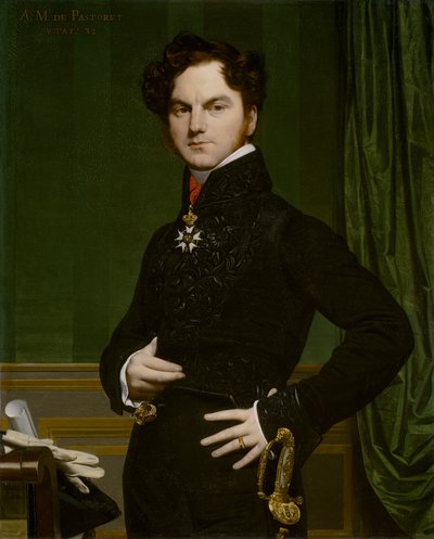 Amédée-David, Comte de Pastoret, 1823-26 av Jean Auguste Dominique Ingres