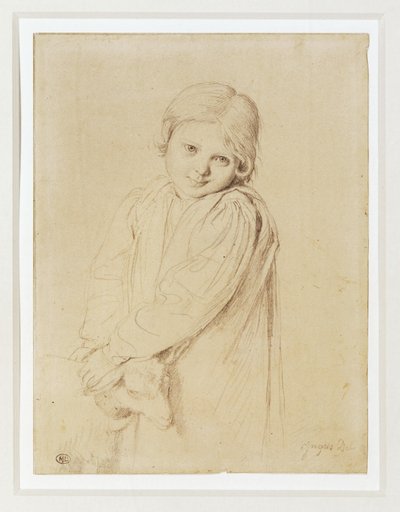 Charlotte-Madeleine Taurel, dotter till gravören ... av Jean Auguste Dominique Ingres