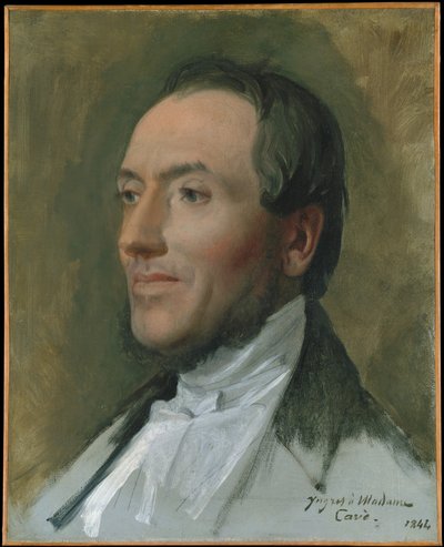 Edmond Cavé (1794-1852) av Jean Auguste Dominique Ingres