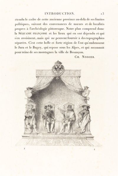 Fyra domare i Besançon av Jean Auguste Dominique Ingres