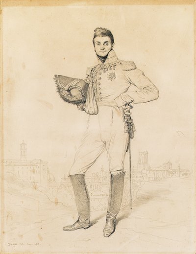 General Louis-Etienne Dulong de Rosnay, 1818 av Jean Auguste Dominique Ingres