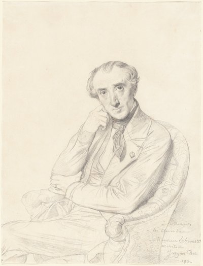Henri Labrouste av Jean Auguste Dominique Ingres