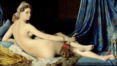 Den stora odalisken av Jean Auguste Dominique Ingres