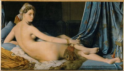 La Grande Odalisque - Den stora odalisken ... av Jean Auguste Dominique Ingres