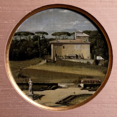 Le Casino Raphael i Rom Målning av Jean Auguste Dominique Ingres (1780-1867) 1800-talets Paris, dekorativ konst av Jean Auguste Dominique Ingres