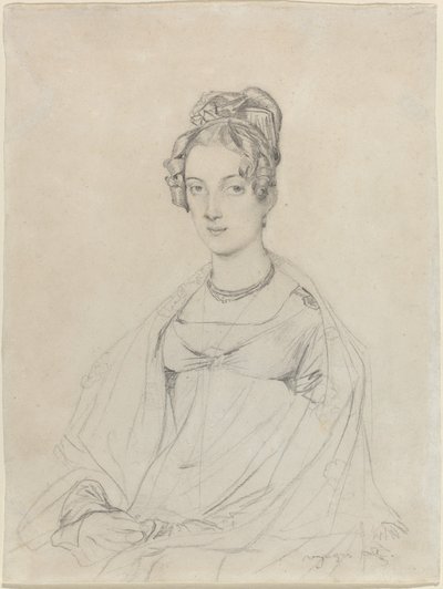 Mrs Edward Dodwell av Jean Auguste Dominique Ingres