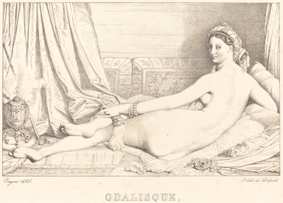 Odalisk av Jean Auguste Dominique Ingres