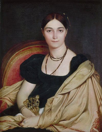 Porträtt av Madame Duvaucey av Jean Auguste Dominique Ingres
