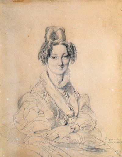 Porträtt av Madame Hittorff av Jean Auguste Dominique Ingres