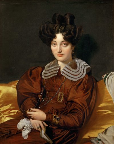 Porträtt av Madame Marcotte de Sainte-Marie av Jean Auguste Dominique Ingres