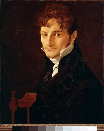 Porträtt av en medlem av familjen Belveze-Foulon (Belveze Foulon). Målning av Jean-Auguste-Dominique Ingres (1780-1867) (Jean-Auguste-Dominique Ingres) av Jean Auguste Dominique Ingres