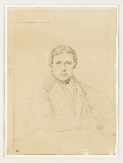 Självporträtt av konstnären ... av Jean Auguste Dominique Ingres