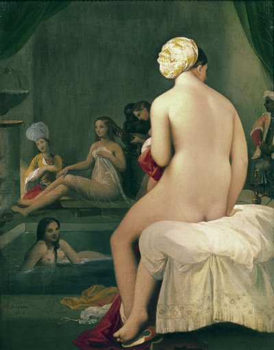 Den lilla badaren i haremet, 1828 av Jean Auguste Dominique Ingres