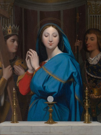 Jungfrun som tillber värden, 1852. av Jean Auguste Dominique Ingres