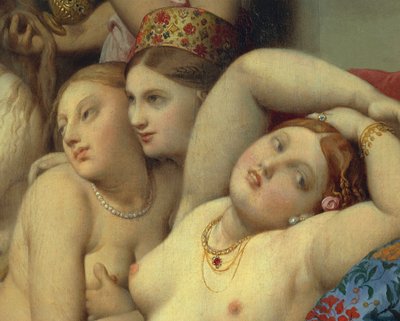 Turkiskt bad av Jean Auguste Dominique Ingres