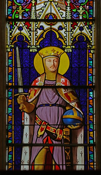 Fönster som visar Saint Ferdinand (porträtt av prins Ferdinand d