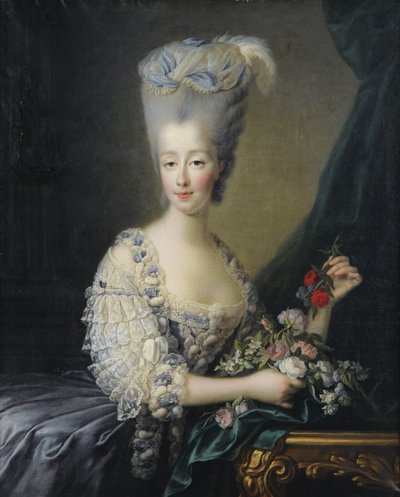 Prinsessan Maria Theresia av Savojen 1756-1805, grevinna av Artois av Jean Baptiste André Gautier Dagoty