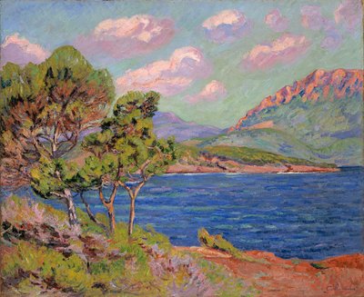 Agay Bay, Franska Rivieran, ca 1910 av Jean Baptiste Armand Guillaumin