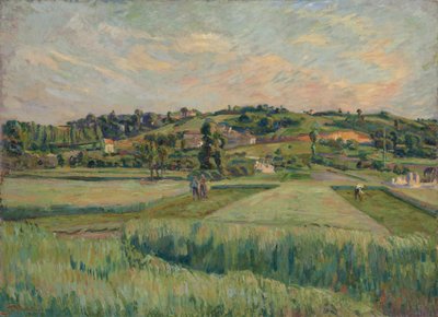 Landskap, Ile-de-France, ca 1885 av Jean Baptiste Armand Guillaumin