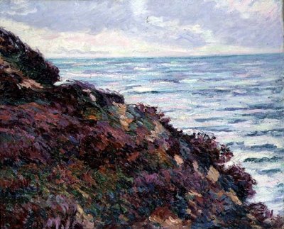 Marint landskap (olja på duk) av Jean Baptiste Armand Guillaumin