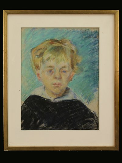 Konstnärens son, ca 1910 (krita på papper) av Jean Baptiste Armand Guillaumin