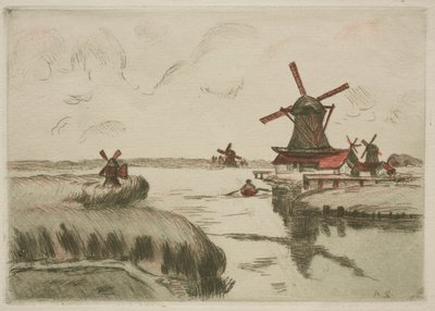 Utsikt från Saardam, 1909. av Jean Baptiste Armand Guillaumin