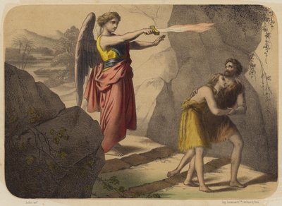 förlorade paradiset av Jean Baptiste Auguste Leloir