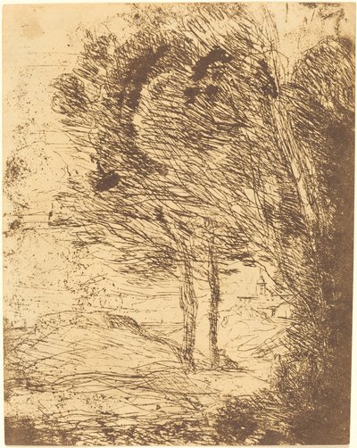 Genuas omgivningar Genuas omgivningar, 1860. av Jean Baptiste Camille Corot