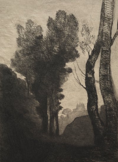 Roms omgivningar av Jean Baptiste Camille Corot