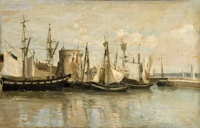 La Rochelle. Hafeneinfahrt von Jean Baptiste Camille Corot