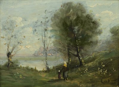 swed av Jean Baptiste Camille Corot