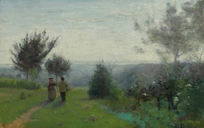 Vårens gryning av Jean-Baptiste-Camille Corot