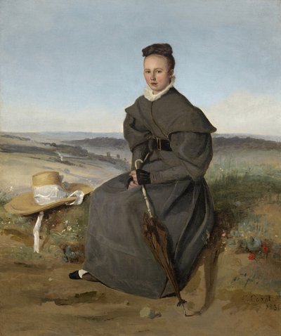 Louise Harduin, 1831 von Jean Baptiste Camille Corot